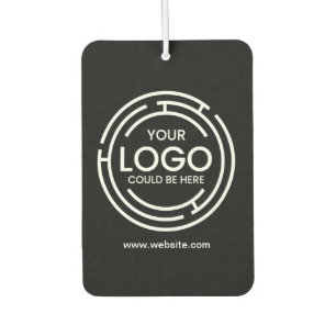 Custom Bedrijf Branded Business Logo zwart Luchtverfrisser