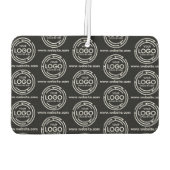 Custom Bedrijf Branded Business Logo zwart Luchtverfrisser (Achterkant)