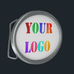 Custom Bedrijf Logo Business Belt Buckle Sjabloon Gesp<br><div class="desc">Aangepaste kleur - Ontwerp uw eigen gepersonaliseerde riemgesp met bedrijf Logo Uw promotionele zakelijke riemgespen / cadeau - Voeg uw Logo / Afbeelding toe - Foto of QR-code / tekst / meer ! De grootte van elementen wijzigen en elementen verplaatsen met het gereedschap Aanpassen. Kies / voeg uw favoriete achtergrondkleuren...</div>
