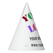 Custom Bedrijf Logo Tekst Bedrijfspapier Party Pet Feesthoedjes (Links)