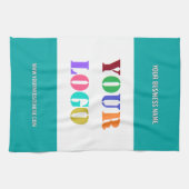 Custom Bedrijf Logo Tekst Keuken Handdoek Uw Kleur (Horizontaal)