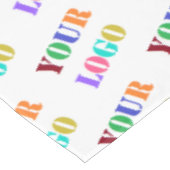 Custom Bedrijf Logo Zakelijk Tafelkleed Sjabloon (Gekanteld)