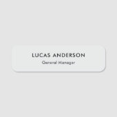 Custom Bedrijf Medewerker Droog Magnetisch Wissen Naamplaatje (Voorkant)