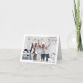 Custom Bedrijfsfoto Logo Business Christmas 2024 Kaart (Voorkant)