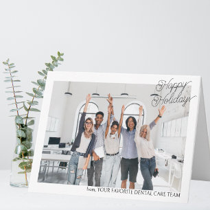 Custom Bedrijfsfoto Logo Business Christmas 2024 Kaart