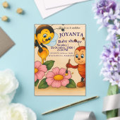 Custom bee baby shower  acryl uitnodigingen (Insitu (Huwelijk))