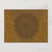 Custom bee baby shower  uitnodiging briefkaart (Achterkant)