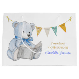 Custom Beer het lezen van een boek Baby shower Groot Cadeauzakje