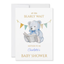 Custom Beer het lezen van een boek Baby shower