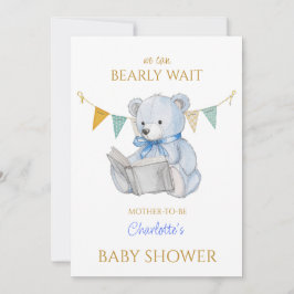 Custom Beer het lezen van een boek Baby shower Kaart