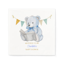 Custom Beer het lezen van een boek Baby shower
