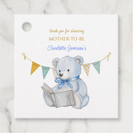 Custom Beer het lezen van een boek Dank u Baby sho Bedankjes Labels