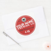 Custom Beer Label Sticker van Garage Monk (Envelop)