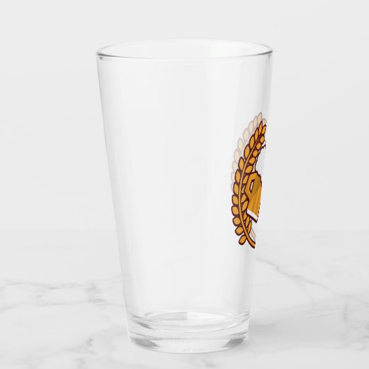 Custom Beer Logo Glass Glas (Rechts)