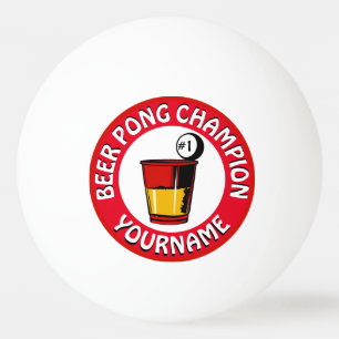 Custom Beer Pong Pingpongbal