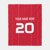 Custom Benfica Fleece Deken (Voorkant)