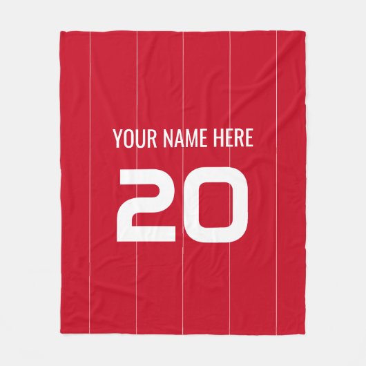 Custom Benfica Fleece Deken (Voorkant)