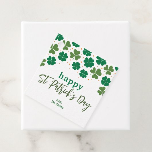 CUSTOM Bericht - Happy St. Patrick's Day Bedankjes Labels (In situ)