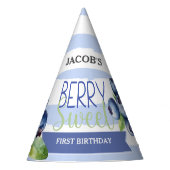 Custom Berry Sweet Birthday Hat Feesthoedjes (Voorkant)