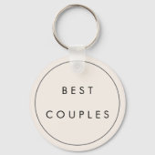 Custom Best Couples gepersonaliseerd Sleutelhanger (Achterkant)