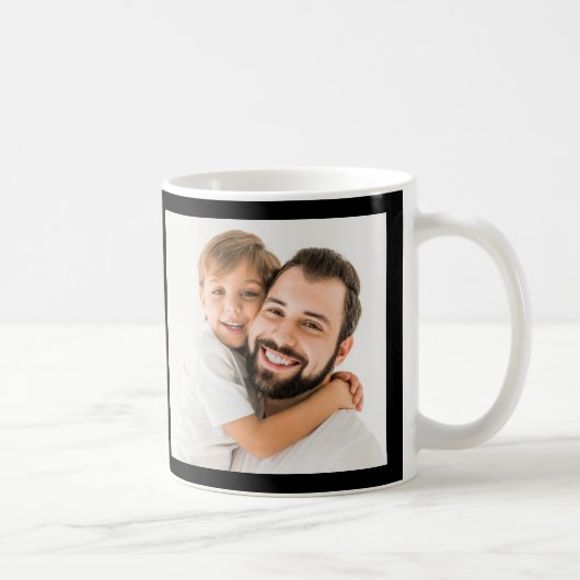 Custom Best Dad van Par Photo Koffiemok (Rechts)