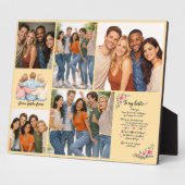 Custom Best Friend – Perfect Friendship Day Fotoplaat (Zijkant)