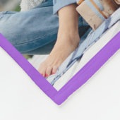 Custom Best Friend Photo Throw Keepsake Gift Fleece Deken (Hoek)