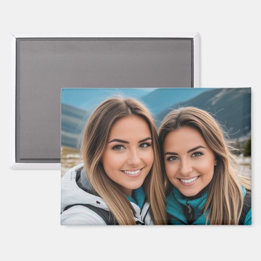 Custom Best Friends Afbeelding Magneet (Voorkant / Achterkant)