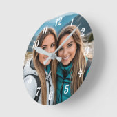 Custom Best Friends Afbeelding Ronde Klok (Hoek)