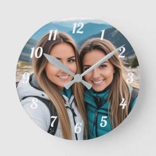 Custom Best Friends Afbeelding Ronde Klok