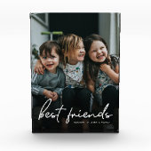 Custom Best Friends Personalized kids Friendship Fotoblokken (Voorkant)