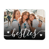 Custom Best Friends Photo Magneet (Horizontaal)