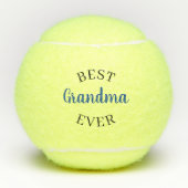 Custom Best Grandma, Gigi Mamaw Ever Tennisballen (Voorkant)