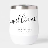 Custom Best Man Groomsman Groom Script Kalligrafie (Voorkant)