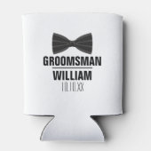 Custom Best Man Groomsman Weddenschap Blikjeskoeler (Achterkant)