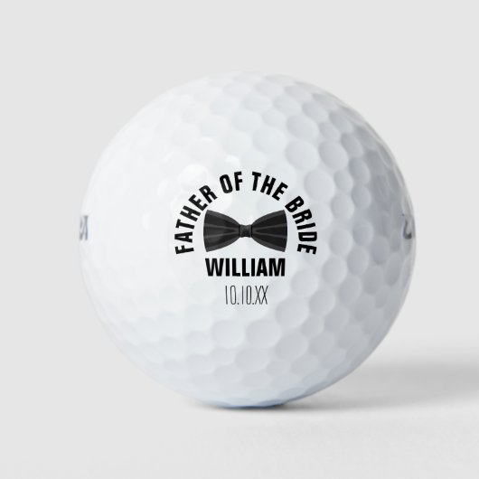 Custom Best Man Groomsman Weddenschap Golfballen (Voorkant)