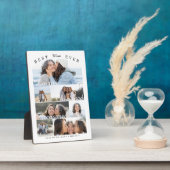 Custom Best Mom Ever Family Photo Collage Keepsake Fotoplaat (Zijkant)