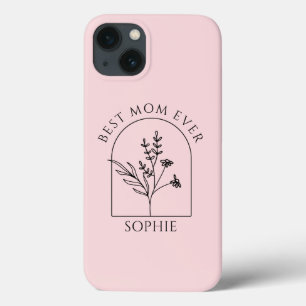 Custom Best Mom Ever Moederdag cadeau voor moeder Case-Mate iPhone Case