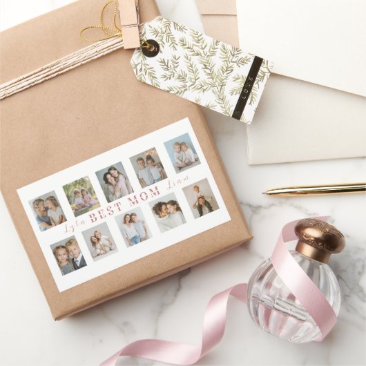 Custom Best Mom Sticker | Mother's Day Gift (Geschenken)