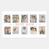 Custom Best Mom Sticker | Mother's Day Gift (Voorkant)