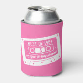 Custom Best of 1984 40e verjaardag cassette Blikjeskoeler (Blikje Voorkant)