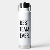 Custom Best Team Ever Personalized Appreciation Waterfles (Voorkant)