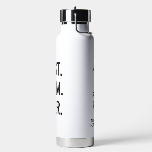 Custom Best Team Ever Personalized Appreciation Waterfles (Links)