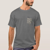 Custom “Best Trader I Know” Gift Tee T-shirt (Voorkant)