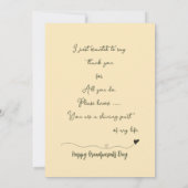 Custom Beste Grootmoeder Ooit foto Vakantie Kaart (Achterkant)