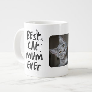 Custom Beste kat mam ooit moderne trendy kat foto Grote Koffiekop