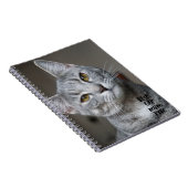 Custom Beste kat mam ooit moderne trendy kat foto Notitieboek (Rechterzijde)