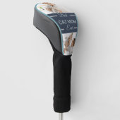 Custom Beste kat moeder ooit 2 foto geschenken Golfheadcover (Schuin)