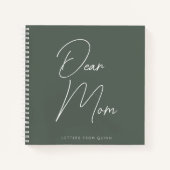 Custom Beste Moeder Ouder Herinneringen Grief Jour Notitieboek (Voorkant)
