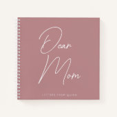 Custom Beste Moeder Ouder Herinneringen Grief Jour Notitieboek (Voorkant)